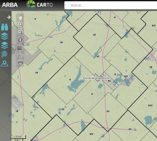 cartografia arba gral viamonte