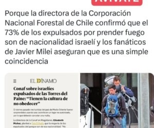 Llegan los soldados turistas israelíes y comienzan los incendios.