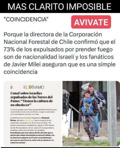 los incendios son provocados por soldados israelies